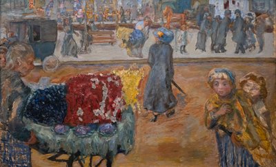 パリの夜 作： Pierre Bonnard
