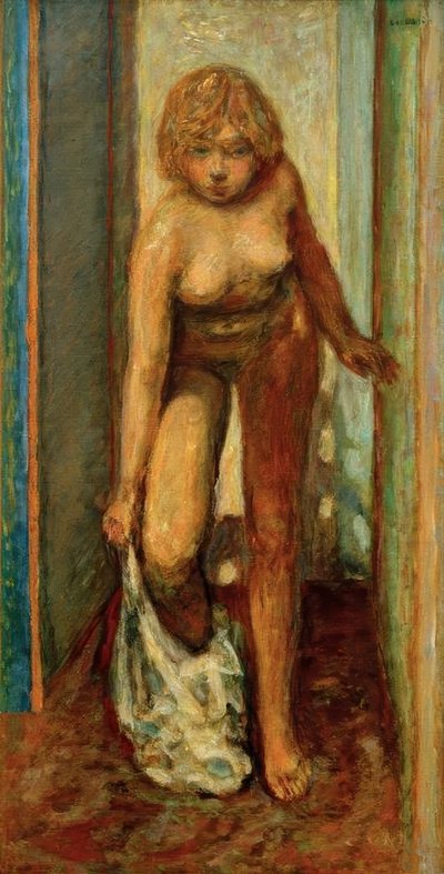 Femme sedéshabillant（愛らしい女性を探しています） 作： Pierre Bonnard