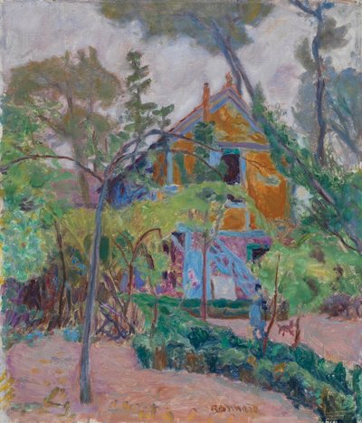 木の家、1918 作： Pierre Bonnard