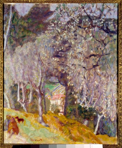 オリーブ畑の家 作： Pierre Bonnard