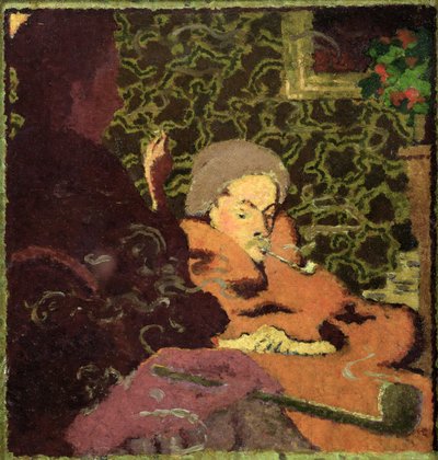 親密さ、1891 作： Pierre Bonnard