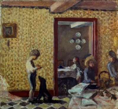 インテリア 作： Pierre Bonnard
