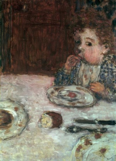 朝食の子 作： Pierre Bonnard