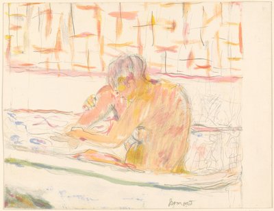 バスタブの女性 作： Pierre Bonnard