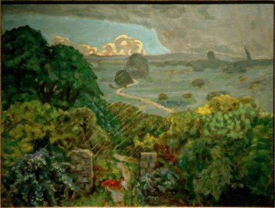 ヴェルヌイエの嵐 作： Pierre Bonnard