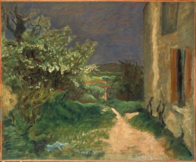 ヴェルヌイユの家 作： Pierre Bonnard