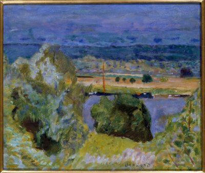 ヴァーノンのセーヌ川 作： Pierre Bonnard
