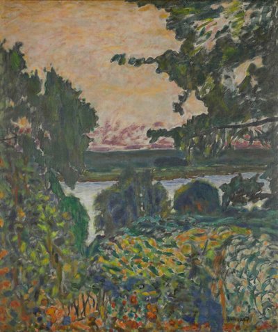 ヴェルノンのセーヌ川、1915 年。 作： Pierre Bonnard