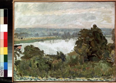 「ヴェルノン近くのセーヌ川」 (ヴェルノン近くのセーヌ) ピエール・ボナール作 (1867-1947) 1911 Dim. 41x52 cm エルミタージュ美術館、サンクトペテルブルク (サンクトペテルブルク) 作： Pierre Bonnard