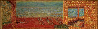 日当たりの良いテラス 作： Pierre Bonnard