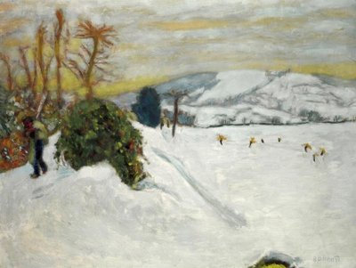 グランドレンプスの雪（Neige enDauphiné） 作： Pierre Bonnard