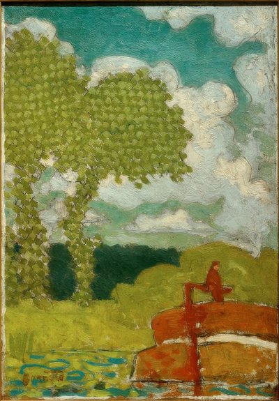 屋形船 作： Pierre Bonnard