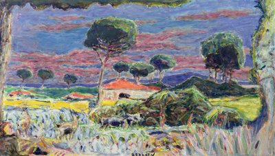 正午の風景 作： Pierre Bonnard