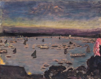 外アルスターのランタン行列、1913 作： Pierre Bonnard