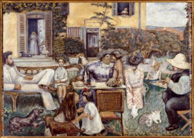 ブルジョアの午後 作： Pierre Bonnard