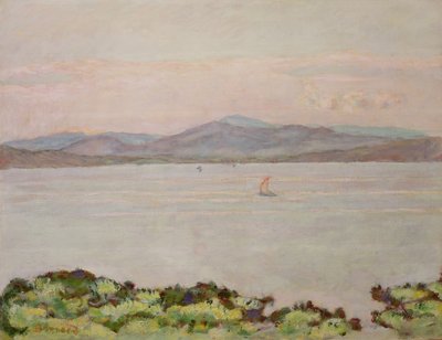 ラナプールと聖ラファエルの間の湾 作： Pierre Bonnard