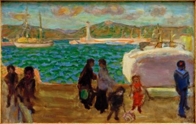 霧の湾（ミストラルスカイ） 作： Pierre Bonnard