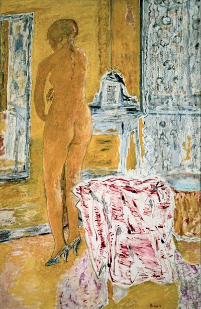 "ビッグイエローヌード 作： Pierre Bonnard