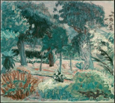 ル・ヴァルの庭園（サントロペ、ヴィラ・ジョセフィーヌ） 作： Pierre Bonnard