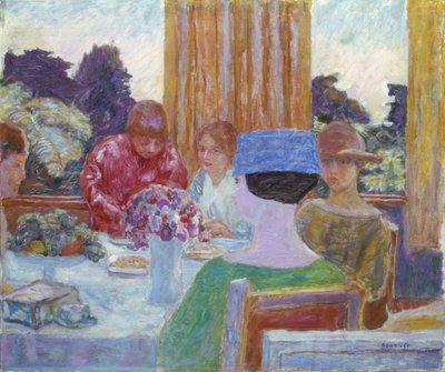 お茶 作： Pierre Bonnard
