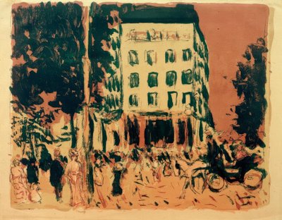 大通り 作： Pierre Bonnard