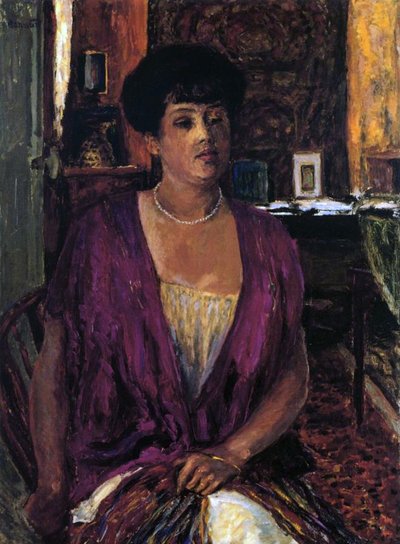 マダムクロードアネット、1910年 作： Pierre Bonnard