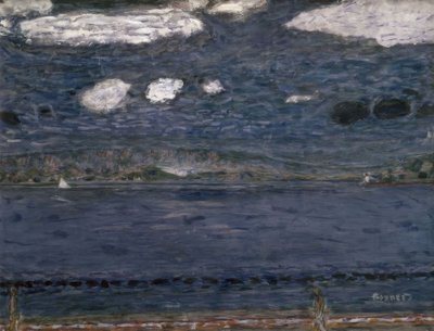 地中海– 1941-44 – 48,3×63,2 cm –紙にガッシュと鉛筆 作： Pierre Bonnard
