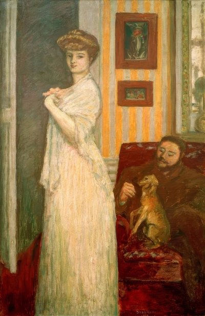 ミシアゴデブスカとタディナタンソン 作： Pierre Bonnard
