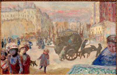 パリの明日 作： Pierre Bonnard