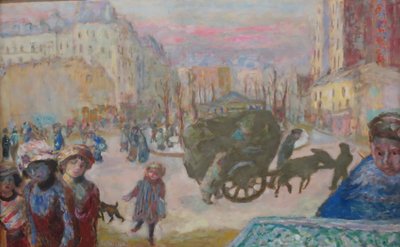 ピエール・ボナール作「パリの朝」1911年 作： ピエール・ボナール