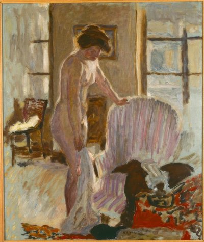 インテリアで裸 作： Pierre Bonnard