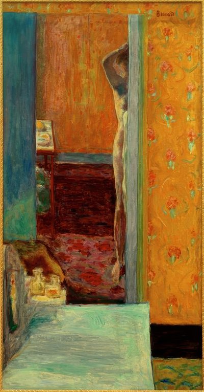 インテリアで裸 作： Pierre Bonnard