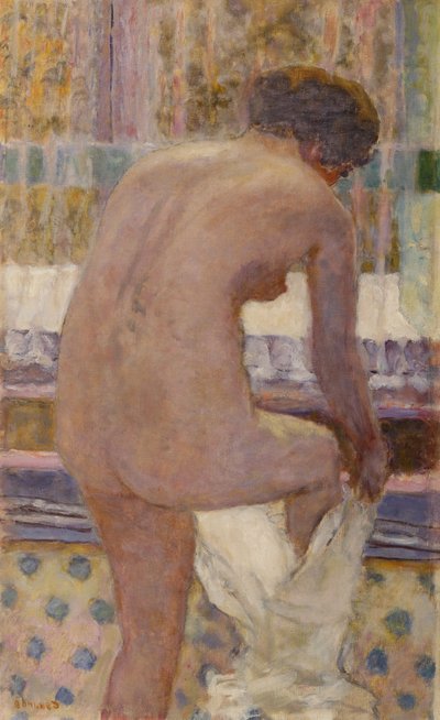 ヌードドレッシング 作： Pierre Bonnard