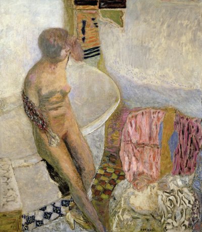 バスタブでヌード 作： Pierre Bonnard