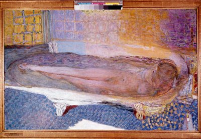 お風呂でヌード 作： Pierre Bonnard
