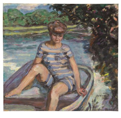 オン・ザ・ボート 作： Pierre Bonnard