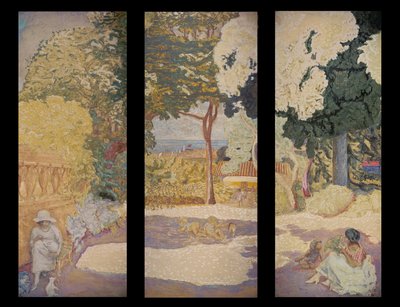 地中海で（トリプティク 作： Pierre Bonnard