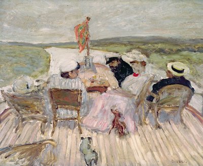 ヨットで 作： Pierre Bonnard