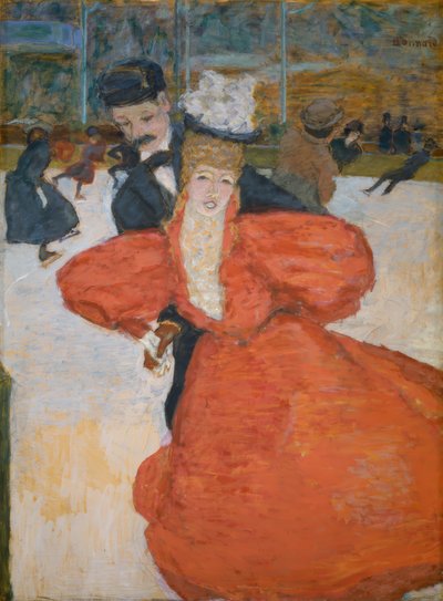 アイスパレス、またはスケーター 作： Pierre Bonnard