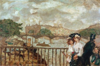 パリ、ポンデザール 作： Pierre Bonnard