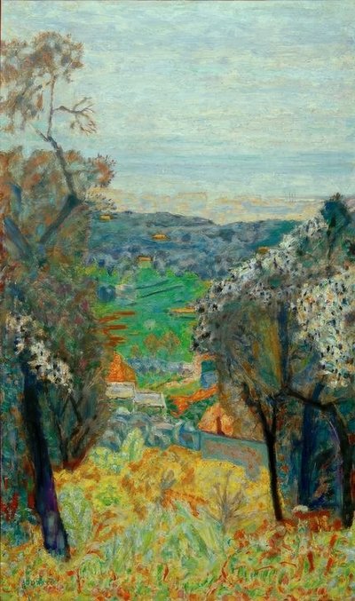 カンネットの風景 作： Pierre Bonnard