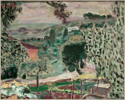 カンネットの風景 作： Pierre Bonnard