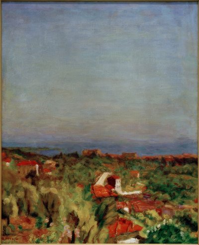 地中海の風景（ルカンネ） 作： Pierre Bonnard