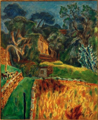 南部の風景（LEnclos aux Goats） 作： Pierre Bonnard