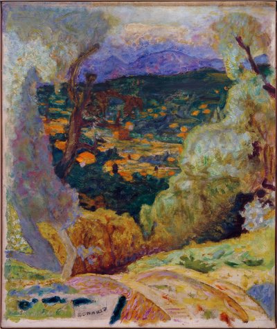 南の風景：ルカンネ 作： Pierre Bonnard