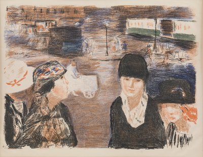 クリシー広場 作： Pierre Bonnard