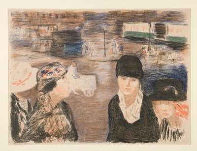 クリシー広場 作： Pierre Bonnard