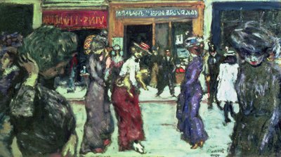 パリ、ピガール広場 作： Pierre Bonnard