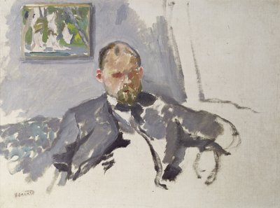 アンブロワーズヴォラードの肖像、1904年頃 作： Pierre Bonnard