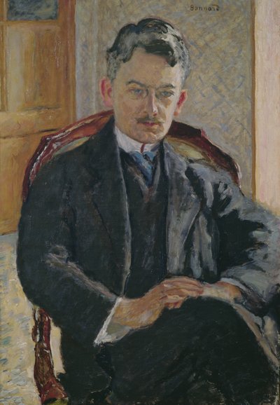 ジョルジュ・ベッソンの肖像、1909 作： Pierre Bonnard